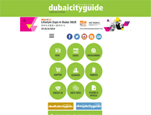 Tablet Screenshot of dubaicityguide.com